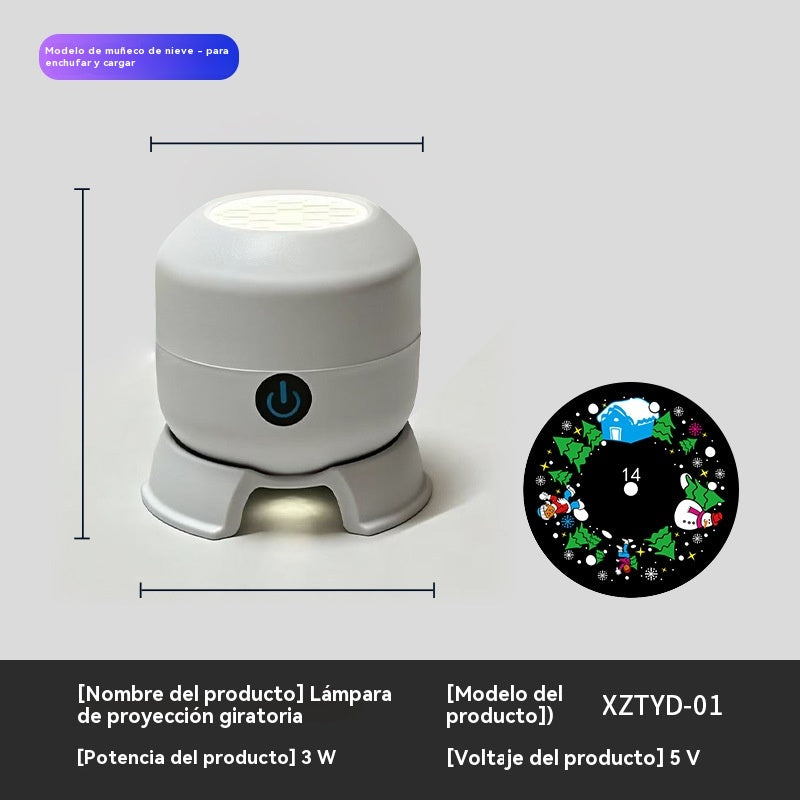 Dynamický rotující LED projektor