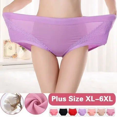 🔥🩲【6 kusů 620 Kč】Poslední den - sleva 50 % - Antibakteriální kalhotky s vysokým pasem pro kontrolu bříška