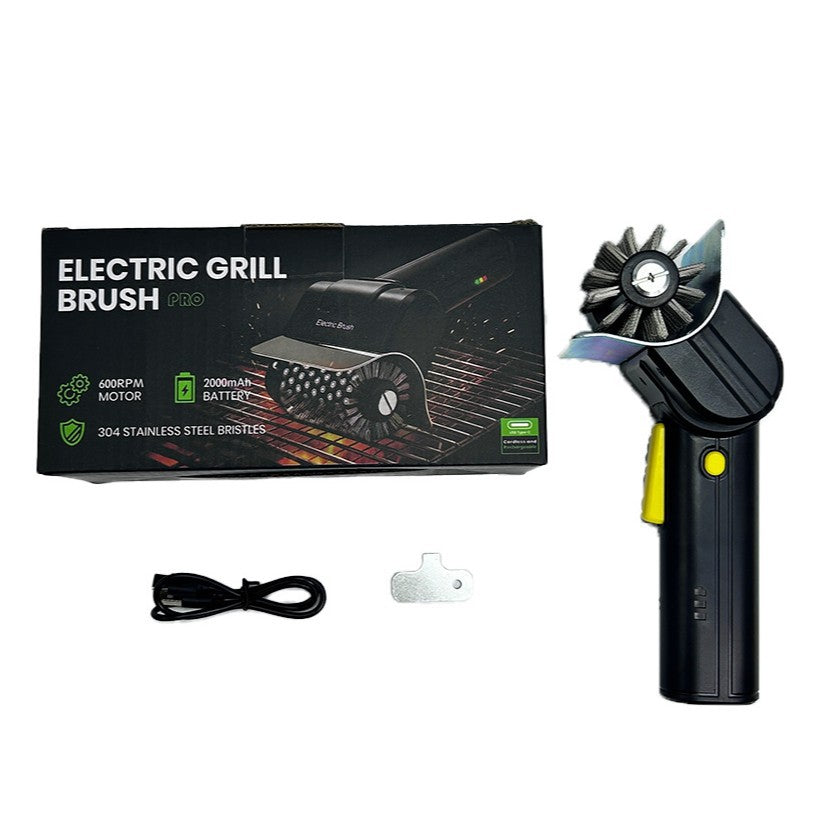 🔋🧹 Bezdrátový elektrický kartáč na čištění grilu – lithiová baterie, multifunkční a snadno použitelný 🔥🍖