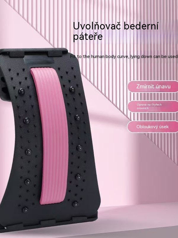 Úleva 3 v 1 Magnet, akupresura a trakce Magnetická terapie Akupunktura Masáž Lumbální tlakoměr