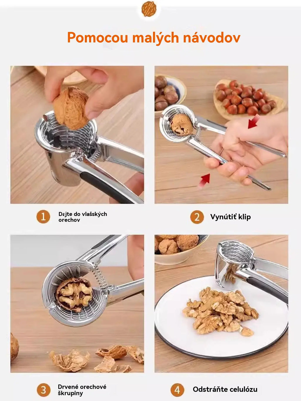🌰【Kupte 1 a získejte 1 zdarma】Multifunkční škrabka na ořechy