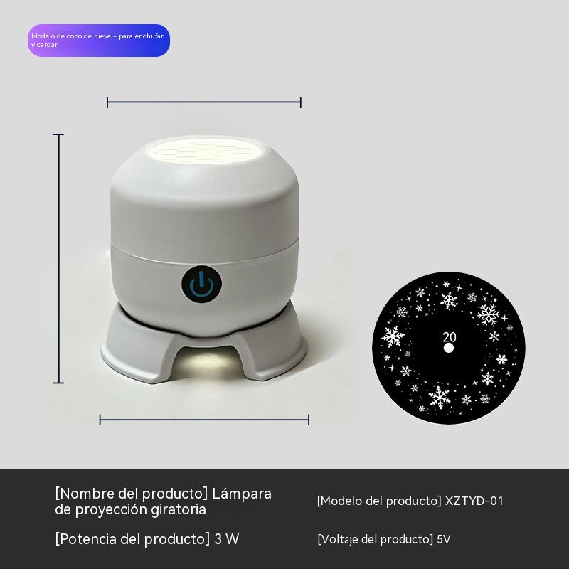 Dynamický rotující LED projektor