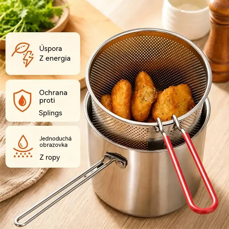 🔥 POSLEDNÍ DEN! 50 % OFF | Multifunkční fritéza 304 | Snadné, rychlé a bezproblémové vaření