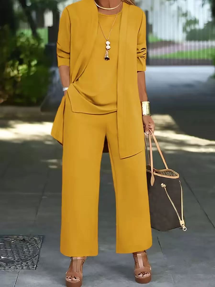 【S-5XL】Elegantní dámská třídílná souprava s širokým střihem🍂