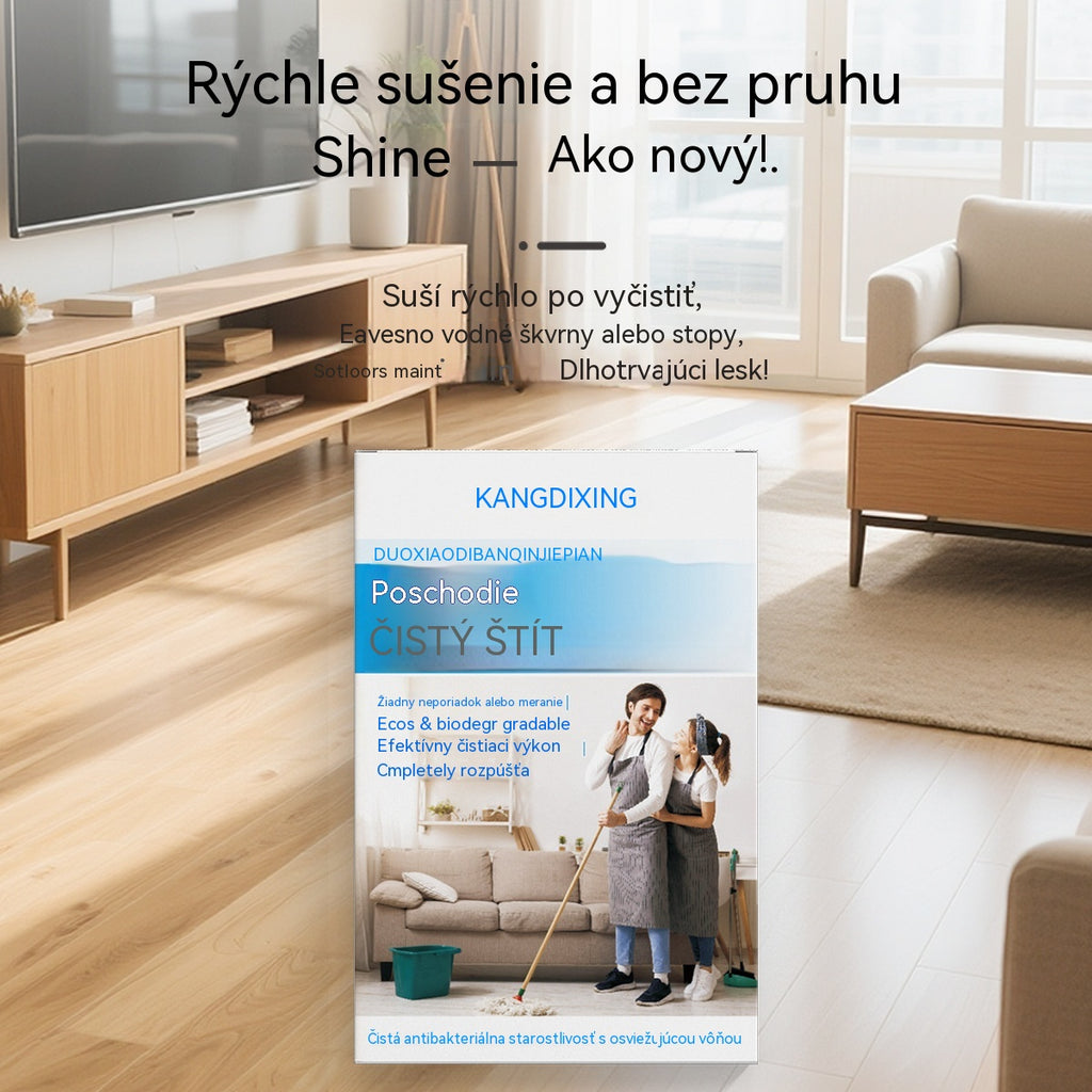 【240 tablet】antibakteriální a deodorační víceúčelové čistící tablety | Vhodné na dřevěné podlahy, laminátové podlahy, dlaždice a stěny karavanů