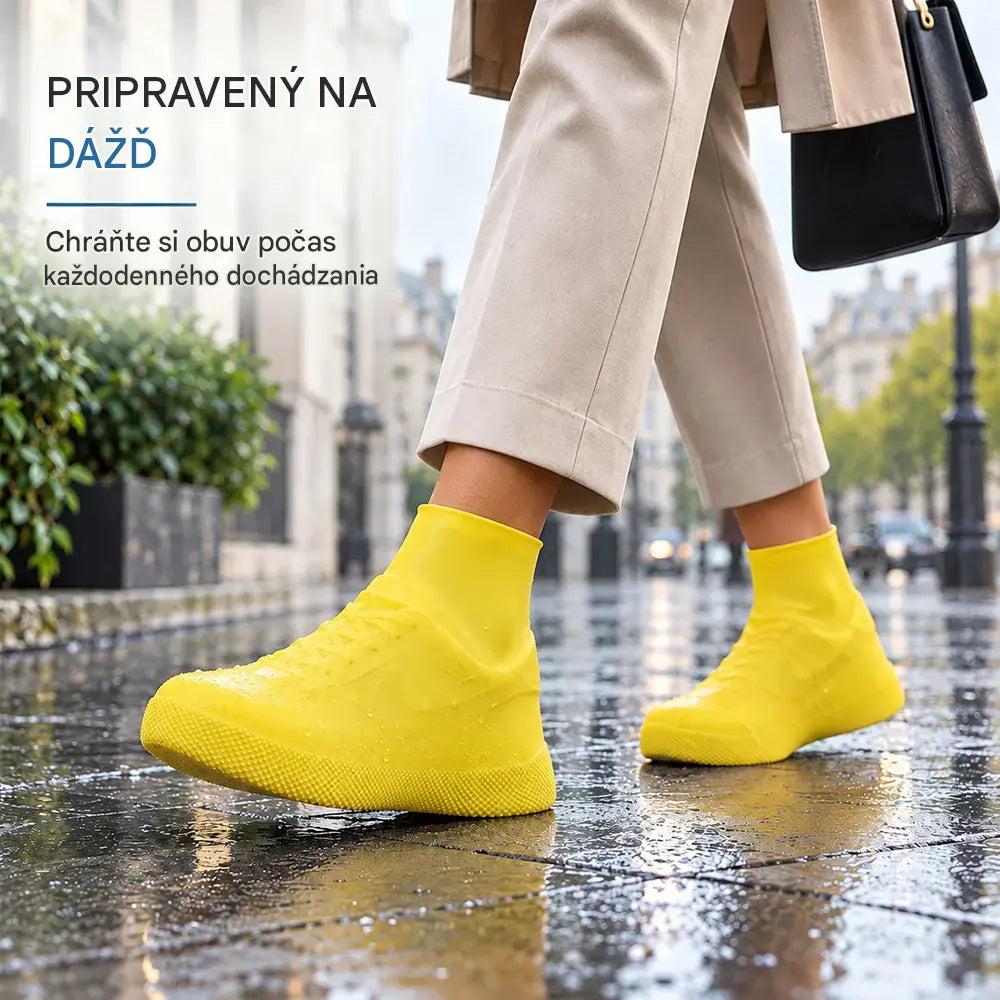 Kupte jeden pár a druhý získáte zdarma! Odolné a voděodolné návleky na boty: protiskluzové a skladné – ideální na cesty. 🌧️